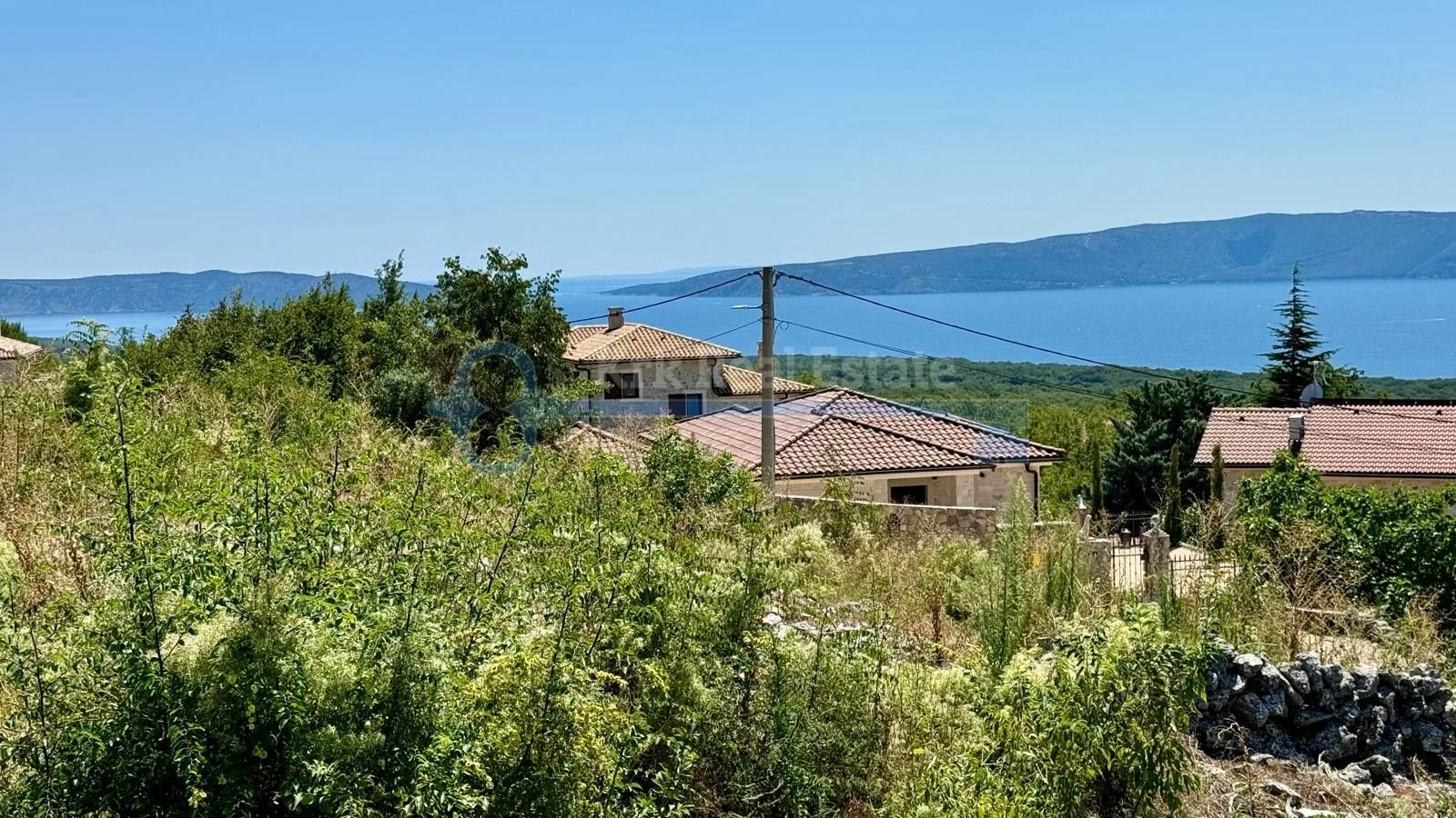Linardići- Građevinsko Zemljište S Pogledom Na More - Linardići, Krk