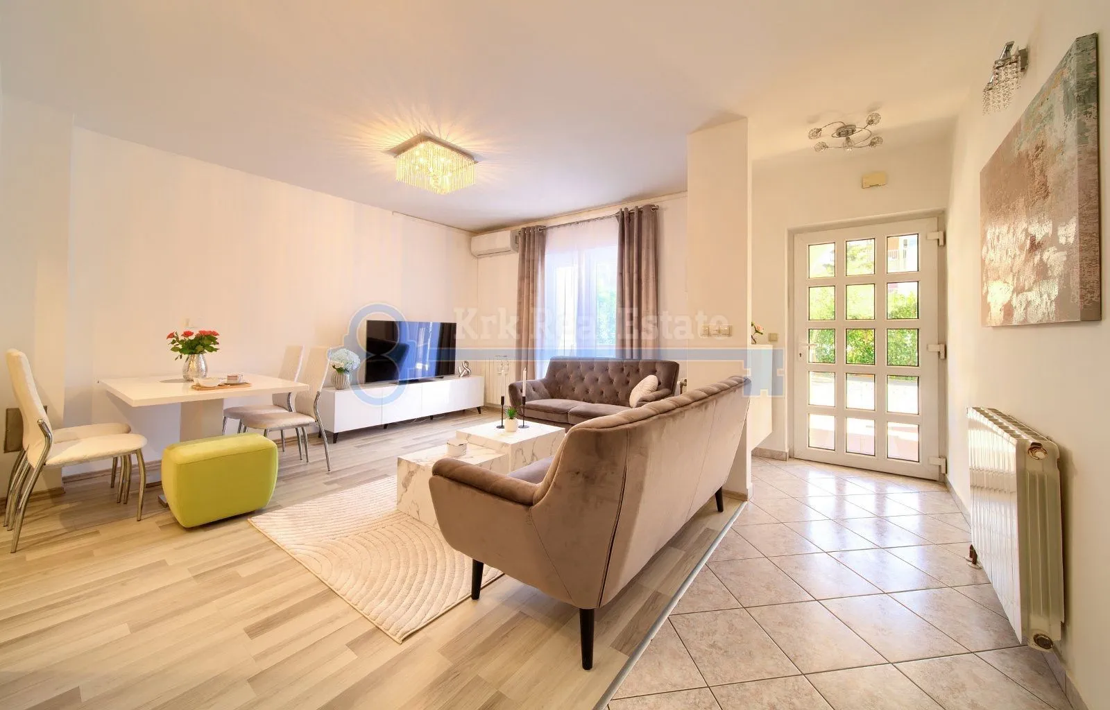 krk-apartman u prizemlju za najam s okućnicom - slika 2