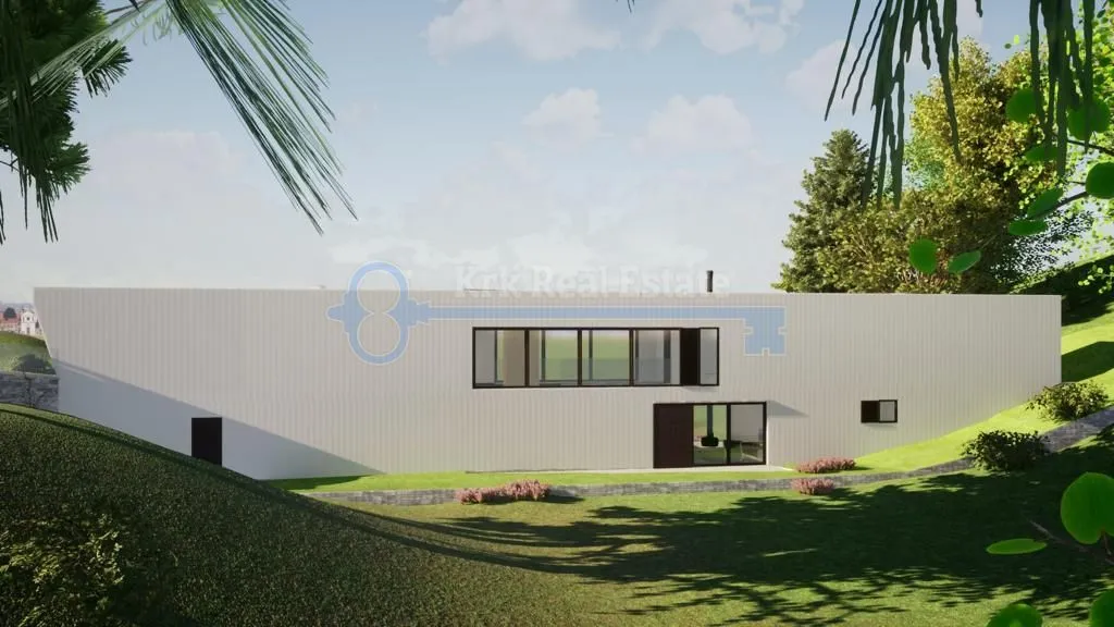 vrbnik-građevinsko zemljište s projektom za luksuznu villu - slika 3