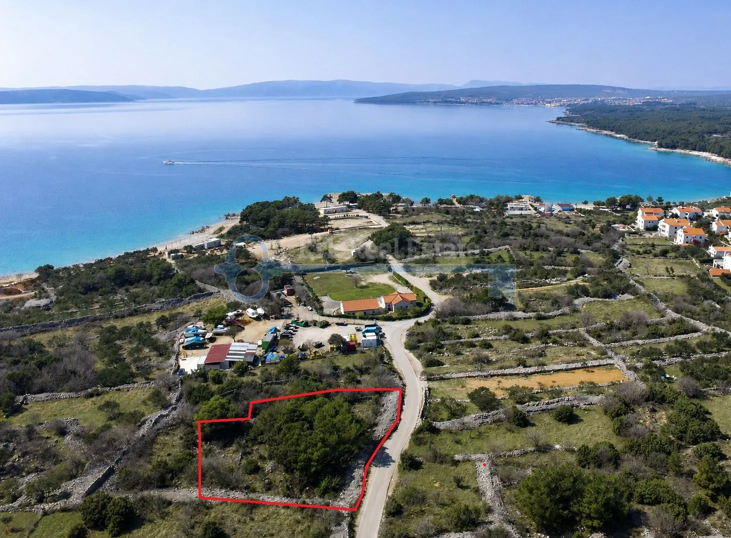 punat - građevinsko zemljište s pogledom na more - slika 2