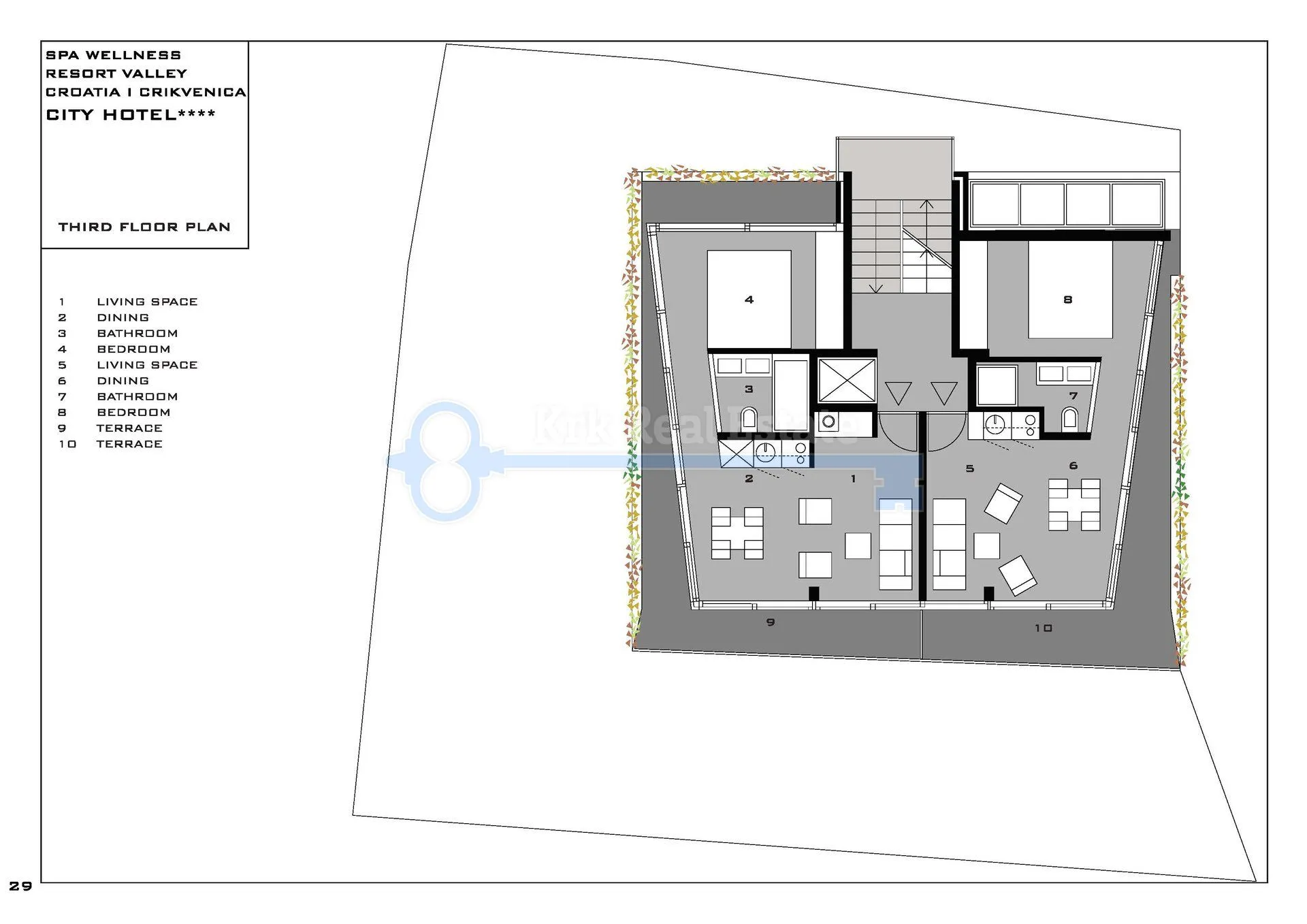 crikvenica - luksuzna villa / hotel u centru s pogledom na more - slika 19