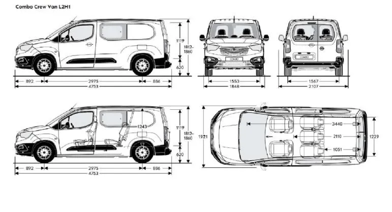 opel combo 1.5crew van ,2024g. 42500km,n1,l2h1,tvor. gar. do 03/2029, - slika 19