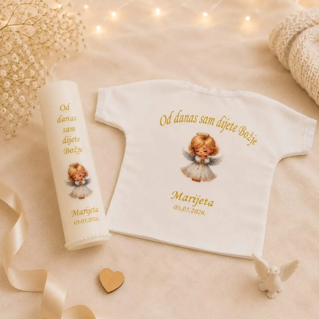 poklon za krštenje - premium poklon set za krštenje djevojčice - slika 3
