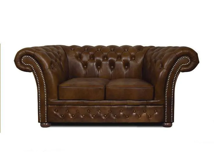 Chesterfield Dvosjed Winfield Basic Luxe Leather | 2-sjedišta - Ježdovec, Zagreb