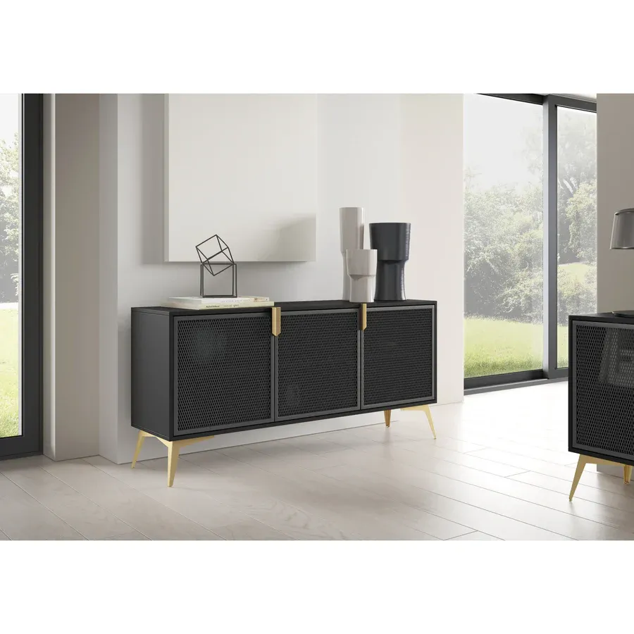 komoda bravio 164.5x42cm, materijal: laminirana ploča - slika 2