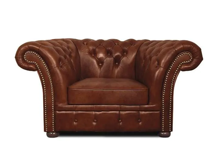 Chesterfield Fotelja Winfield Basic Leather | 1-sjedište - Ježdovec, Zagreb