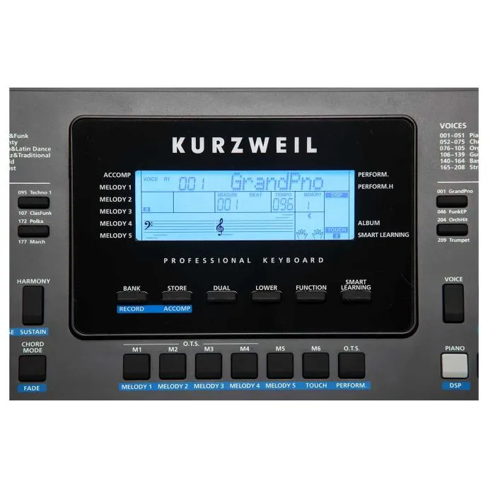 kurzweil kp150 aranžer klavijatura - slika 7