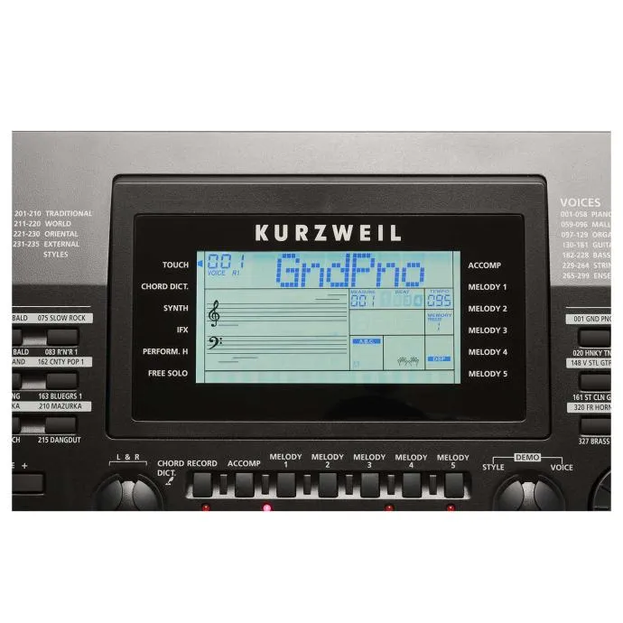 kurzweil kp200 aranžer klavijatura - slika 7