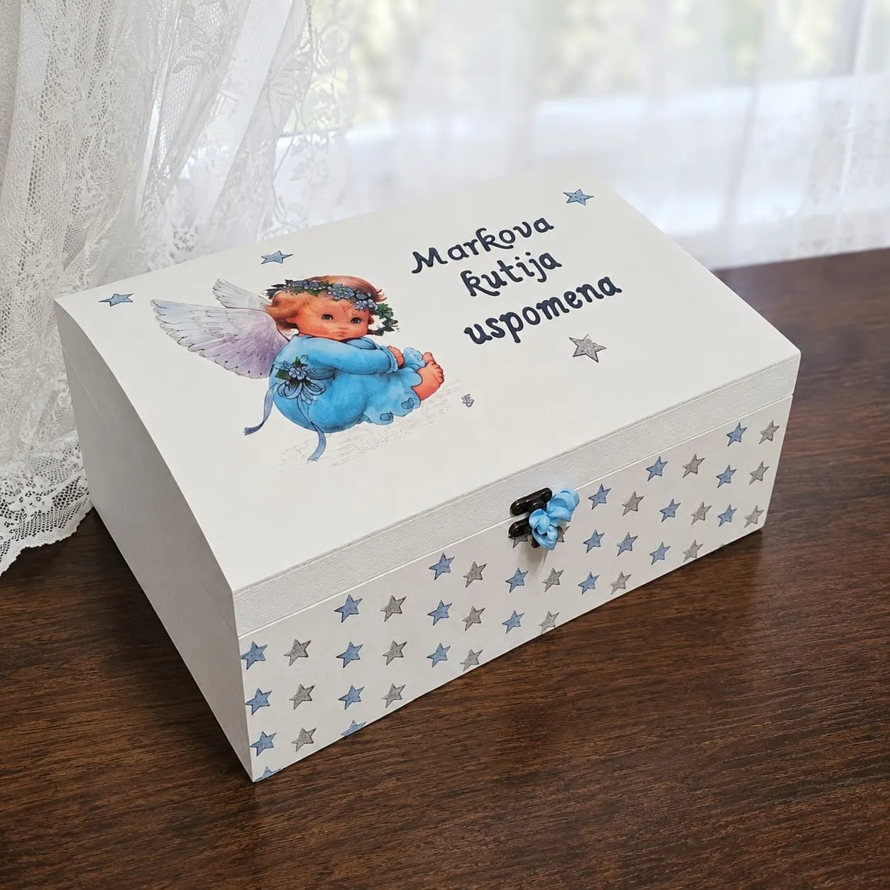 personalizirani poklon za krštenje – kutija uspomena, okvir i slika - slika 2