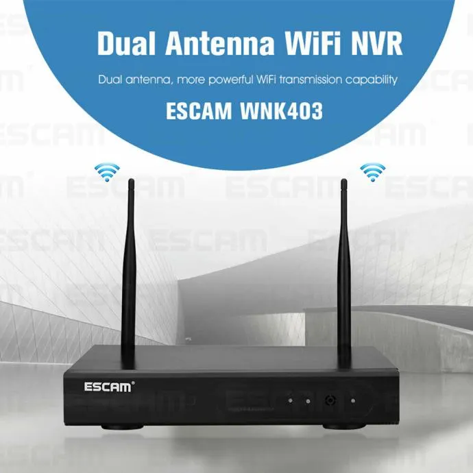 video nadzor 4 bežične wifi kamere + snimač - slika 4