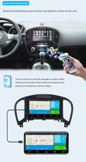 nissan juke android original din2 radio multimedija navigacija parking - slika 13