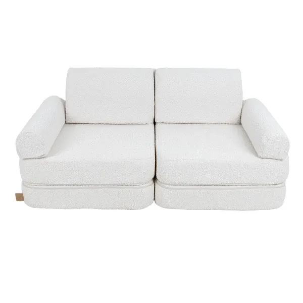srednja modularna sofa za djecu - bijela bukle - slika 5