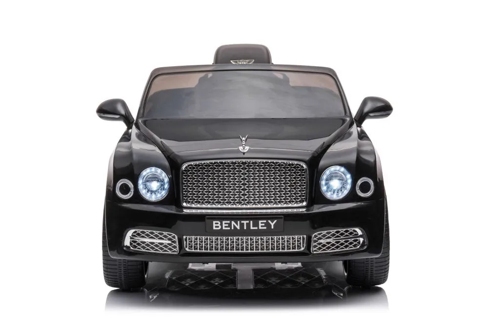licencirani auto na akumulator bentley mulsanne - crni/lakirani - slika 3