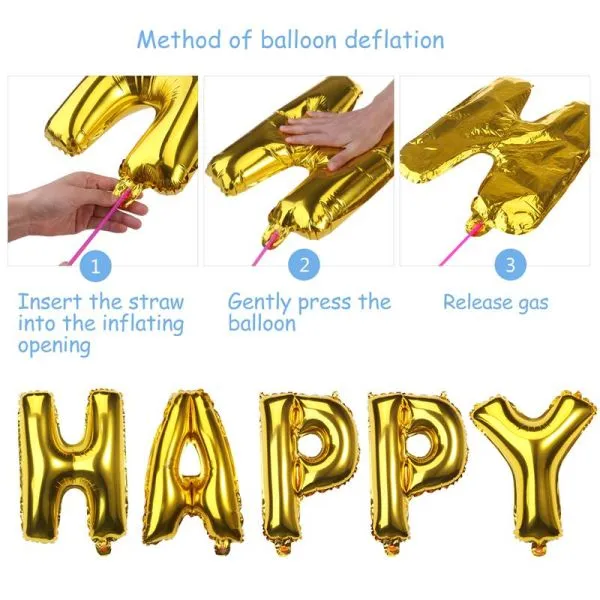 folijski baloni happy birthday - slika 11