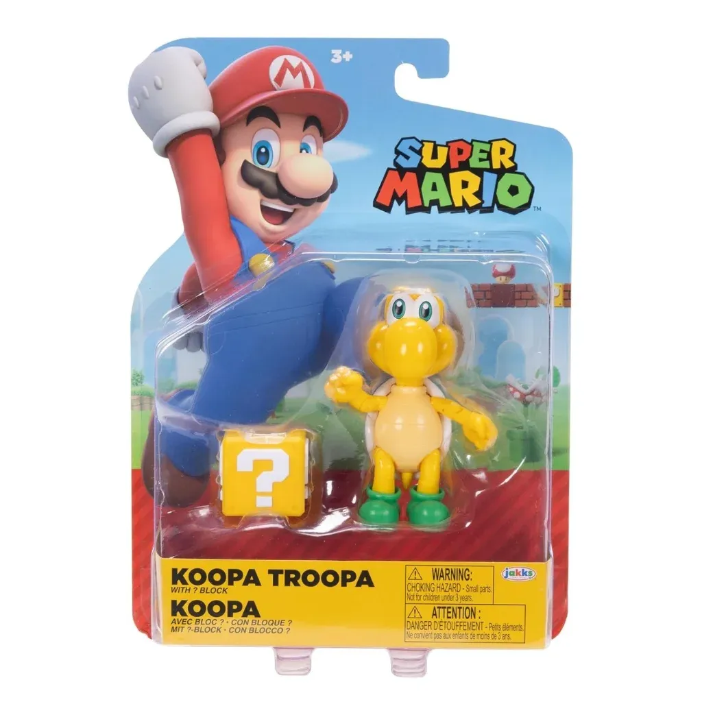super mario bros – koopa troopa figurica, 10cm - slika 4