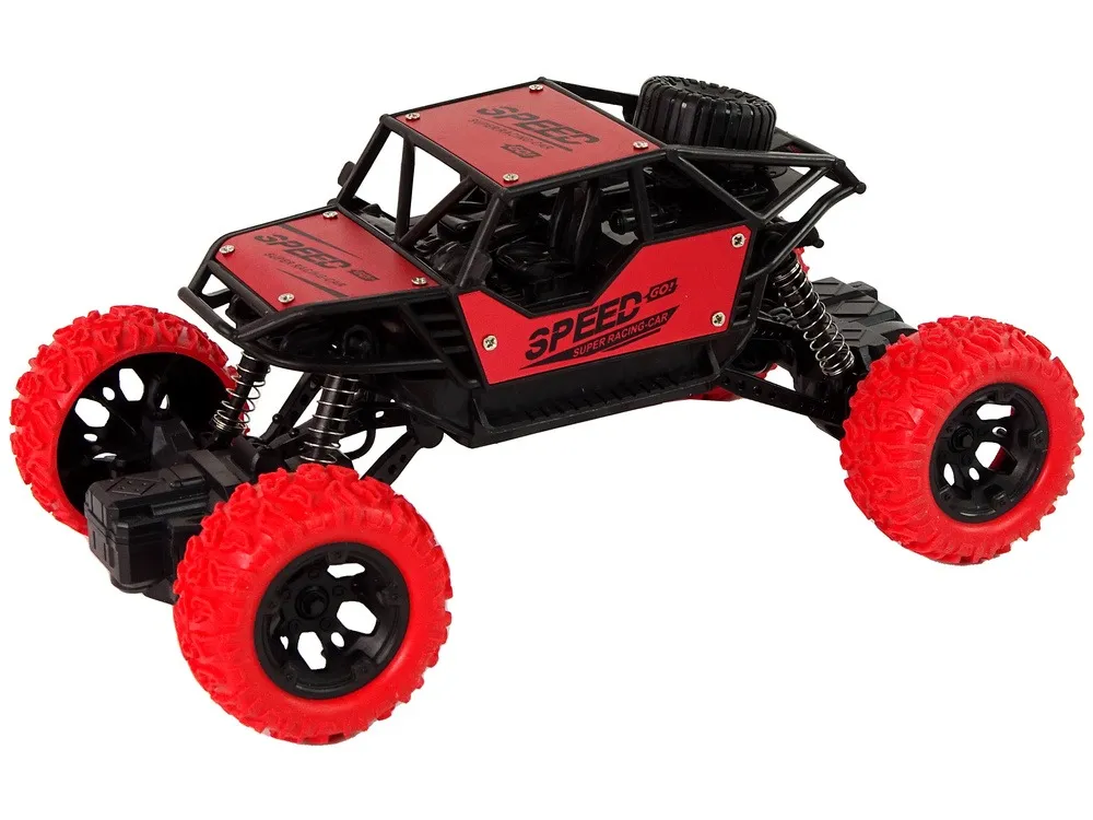remote controlled terrain car r/c 1:18 red. - slika 5