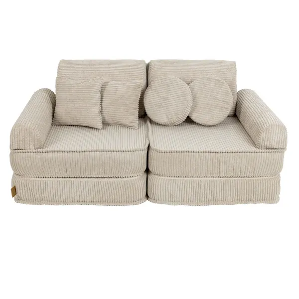Srednja modularna sofa za djecu - estetska ekru boja - Zagreb