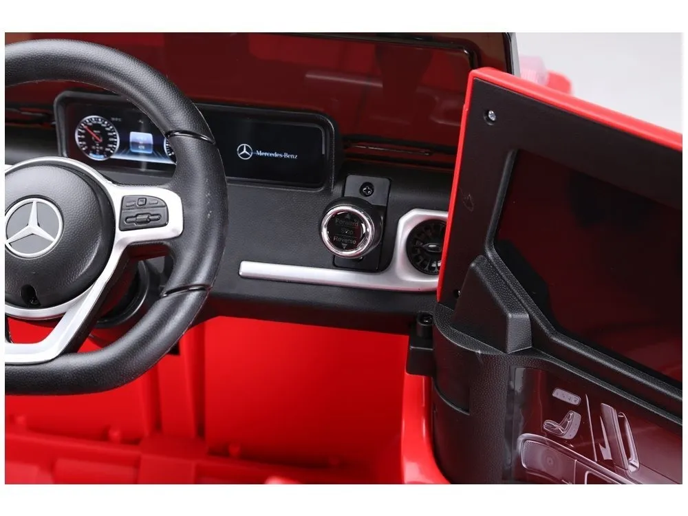 licencirani auto na akumulator mercedes g500 - crveni - slika 6