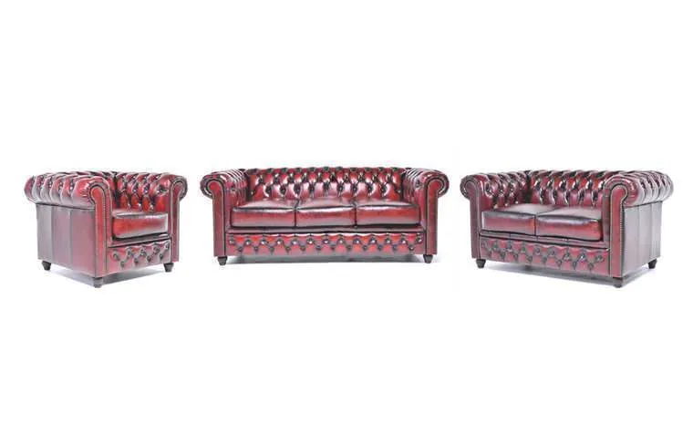 Chesterfield Set Garnitura Original Leather | 1 + 2 + 3 sjedišta - Ježdovec, Zagreb
