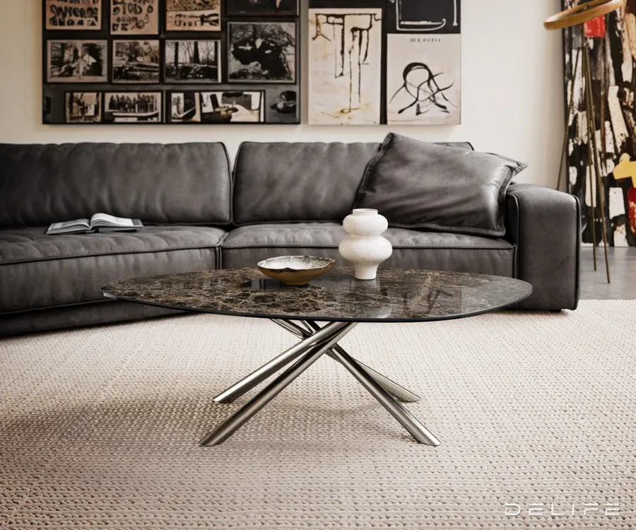 klub stolić edge 140x76cm, materijal: keramika emperador - slika 2