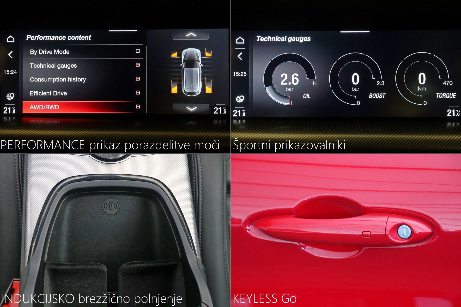 alfa romeo stelvio veloce 2.2 multijet q4 at8 210km matrix cockpit - slika 16