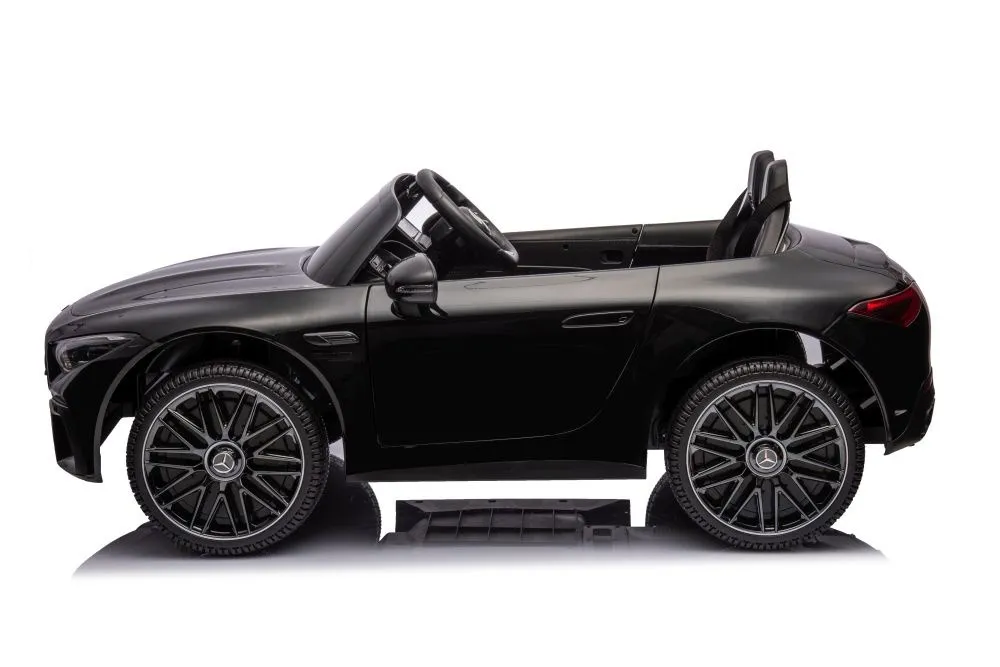 licencirani auto na akumulator mercedes amg sl63 - crni/lakirani - slika 9