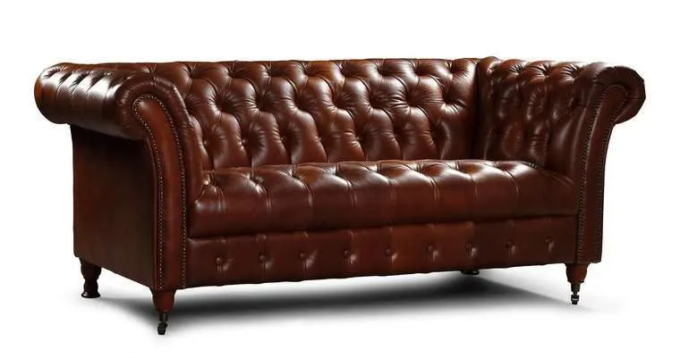 chesterfield candytuft oliato 2-sjedišta dvosjed - slika 2