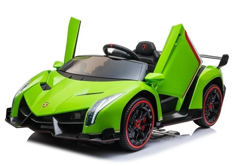 licencirani auto na akumulator lamborghini veneno 4x4 + mp4 - zeleni - slika 7