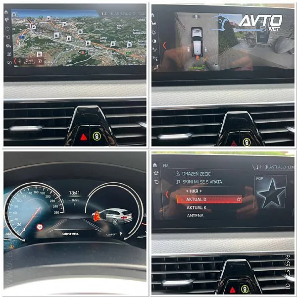 bmw serije 5 touring: 520d m sport-led-navi-kam 360-tow-odličan - slika 15