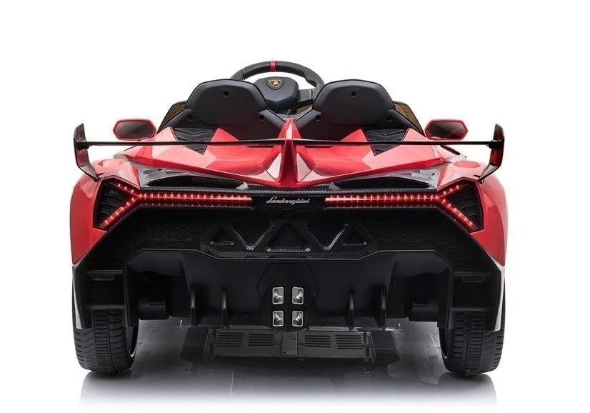 licencirani auto na akumulator lamborghini veneno 4x4 + mp4 - crveni - slika 7