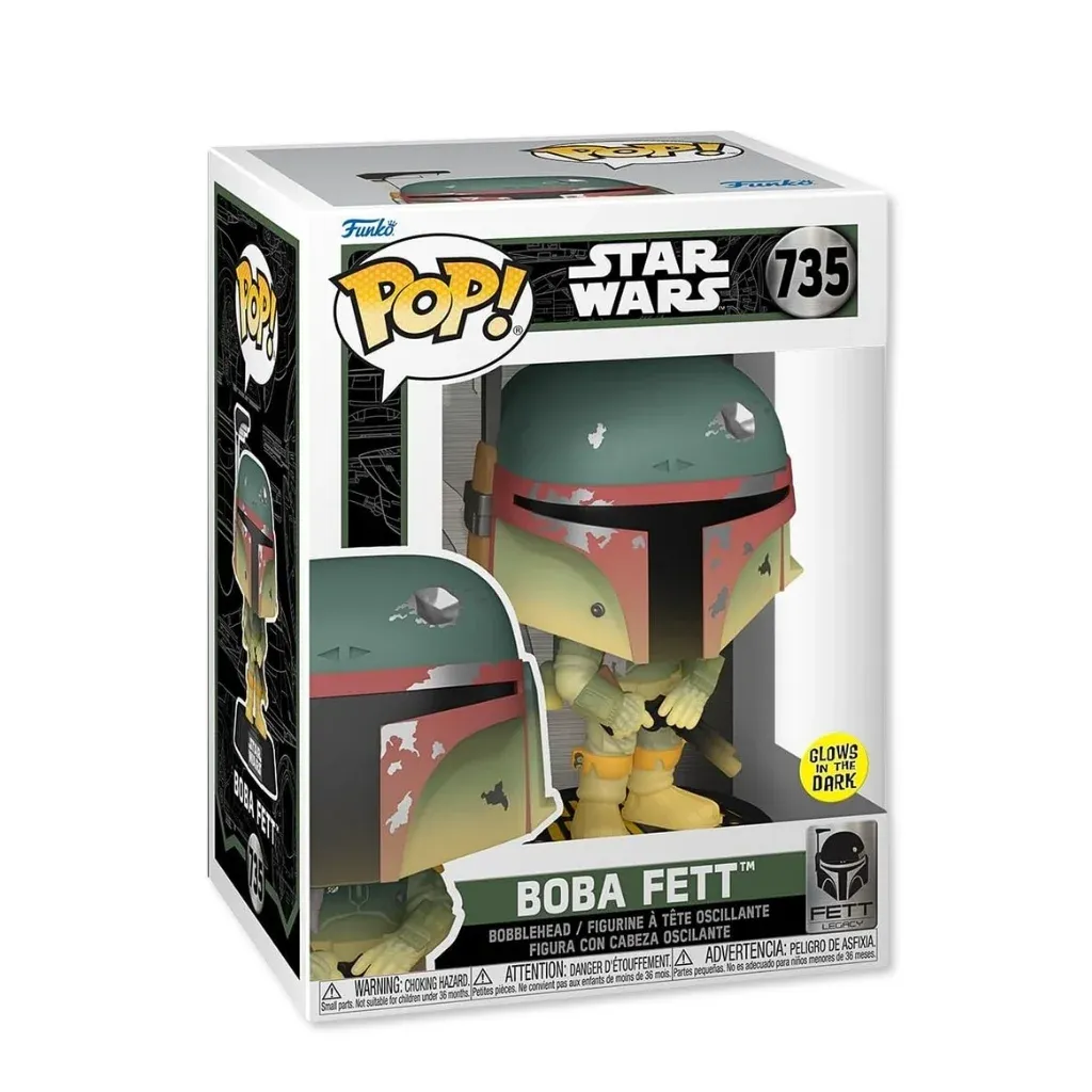 Funko Pop! Star Wars – Boba Fett (GITD) #735 - Zagreb