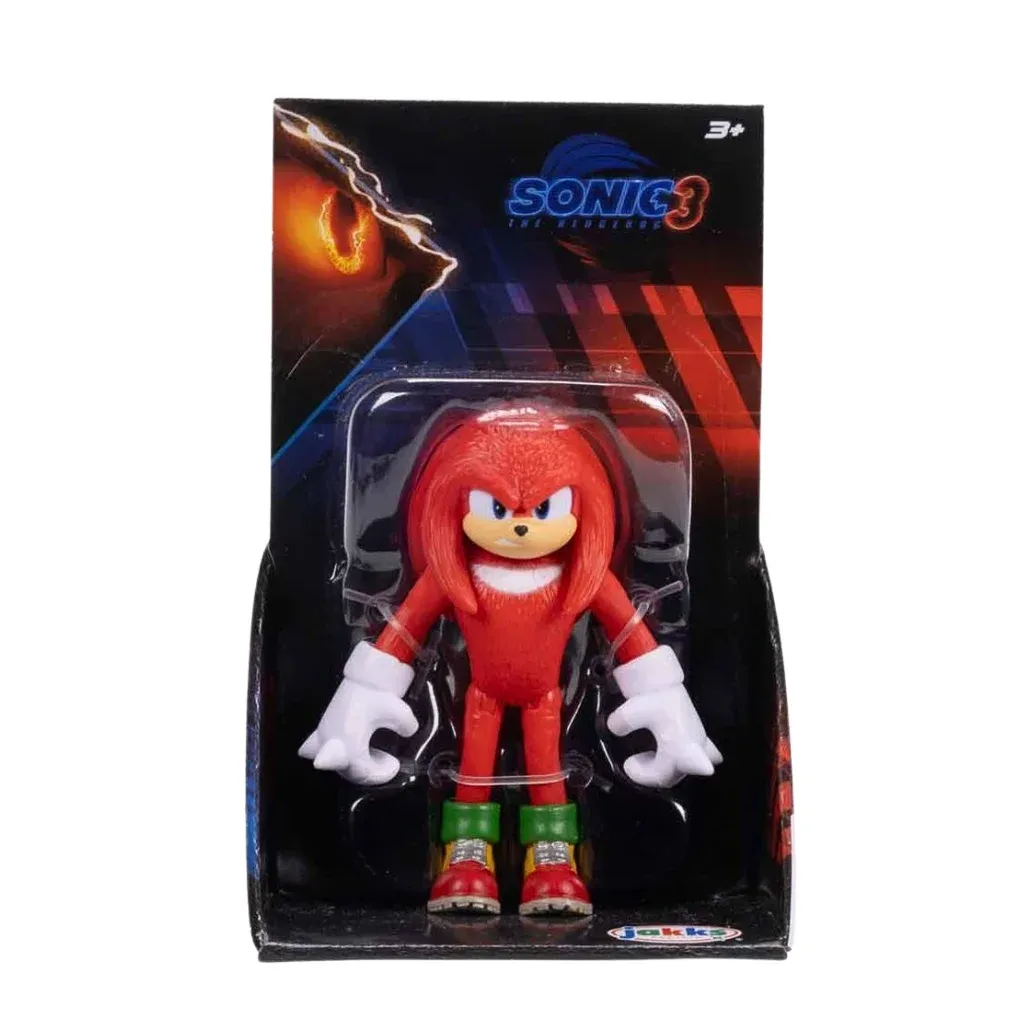 sonic the hedgehog 3 – knuckles figurica, 6cm - slika 3