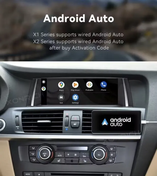 bmw x3 f25 x4 f25 original multimedija android navigacija kamera radio - slika 8