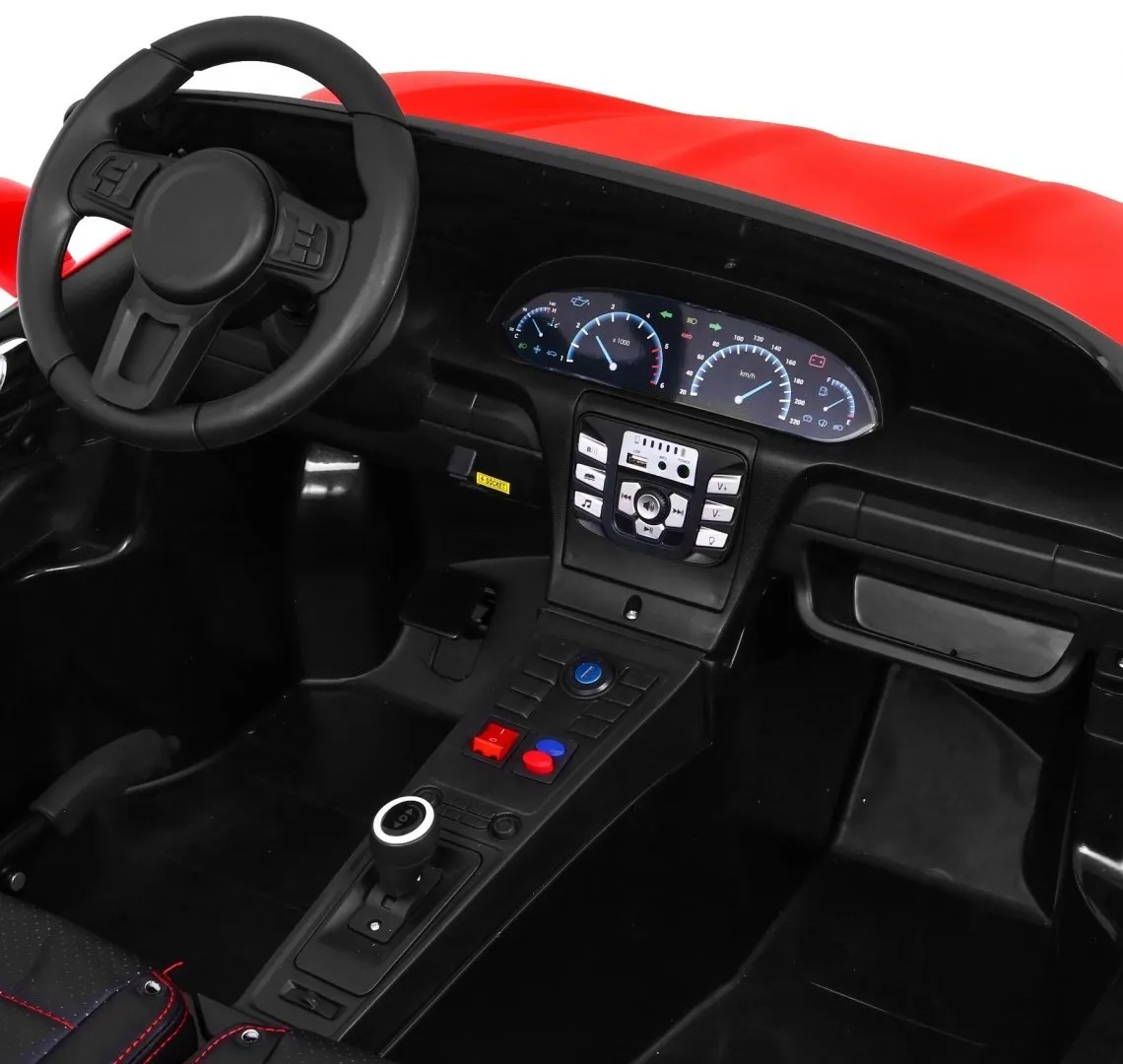auto na akumulator perfecta - dvosjed - crveni - slika 7