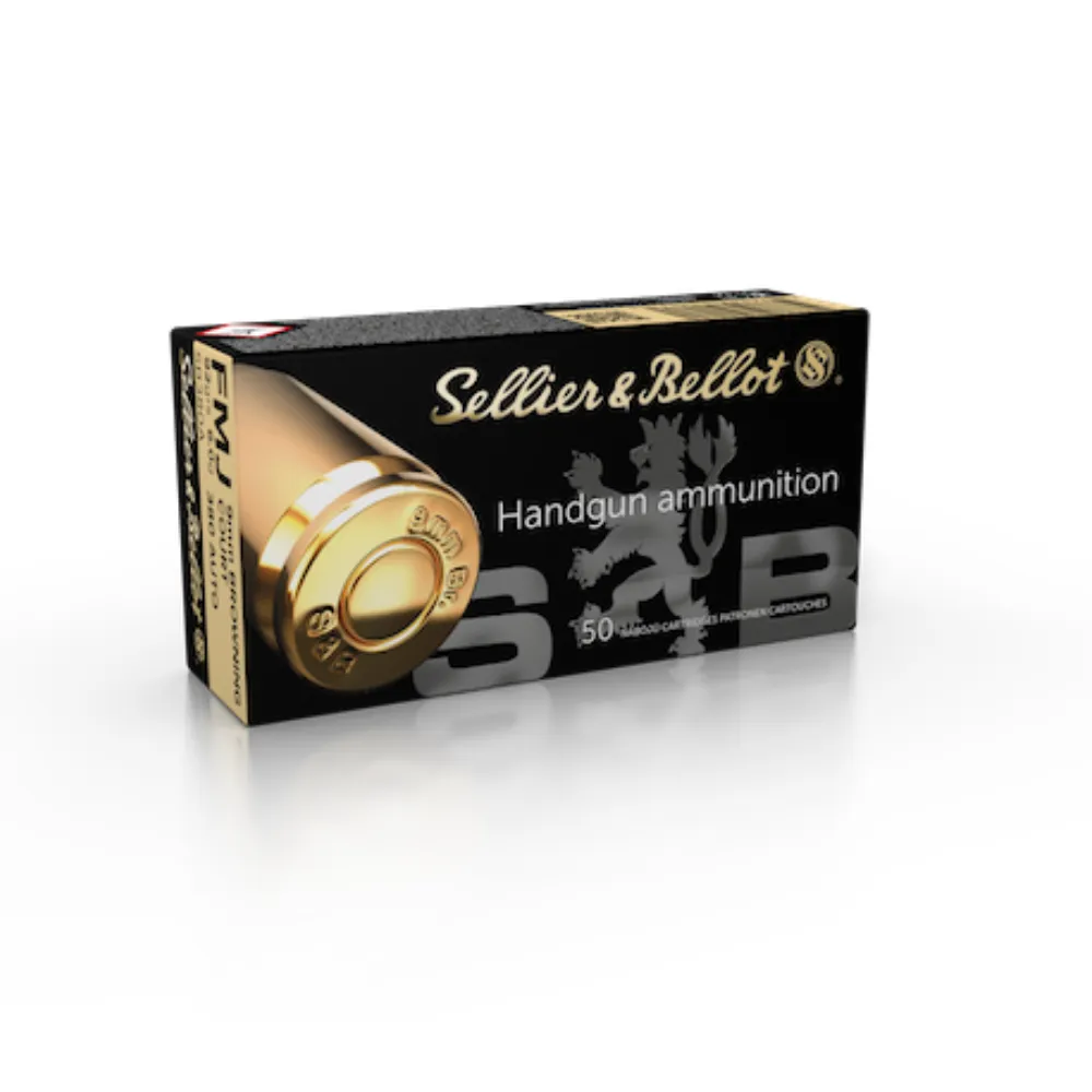 Pištoljsko streljivo S&B FMJ 9mm BROWNING COURT 6,0g - Poreč