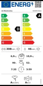lg perilica-sušilica w4wr70x61 - slika 8