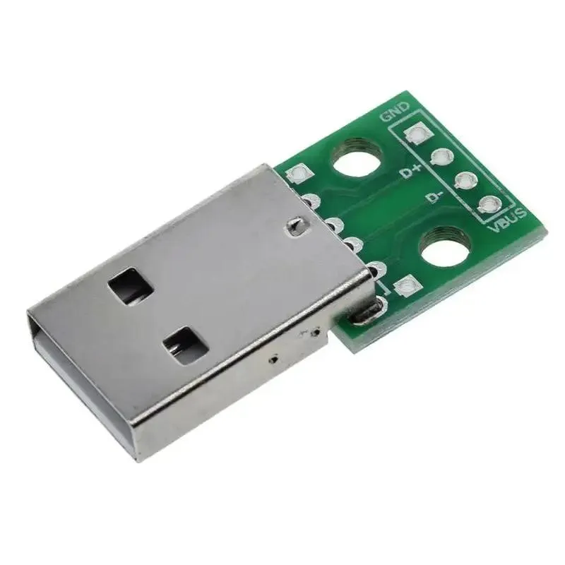 USB A 2.0 muški konektor na 2.54 pin header razvodna pločica - Zagreb