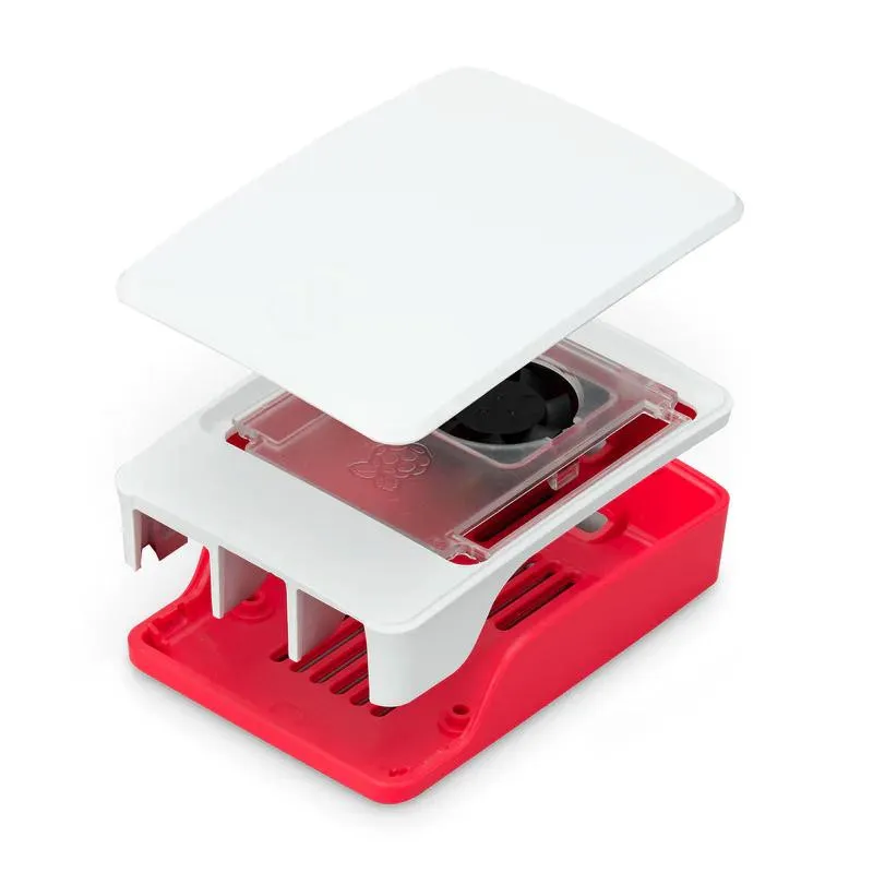 Službeno Raspberry Pi 5 kućište - crveno/bijelo - Zagreb