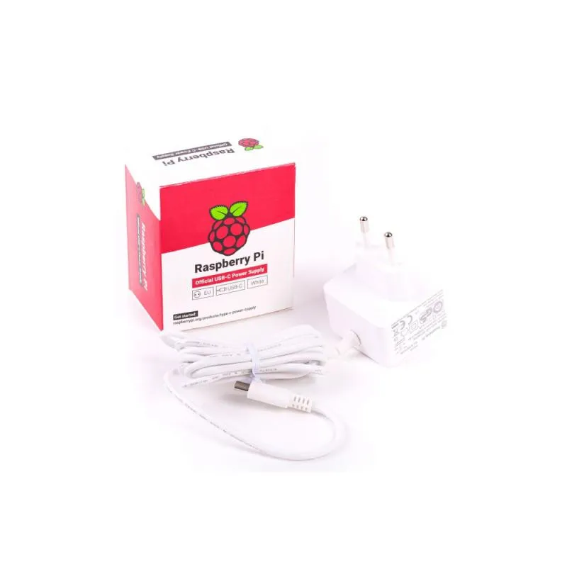 Službeno Raspberry Pi 4 USB-C napajanje - bijelo - Zagreb