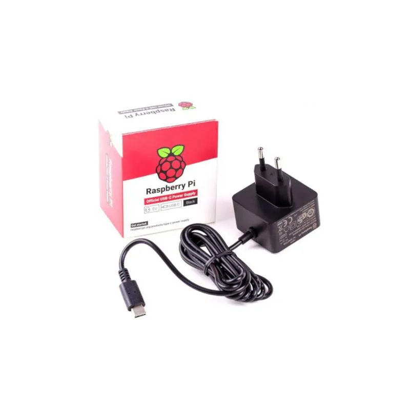 Službeno Raspberry Pi 4 USB-C napajanje - crno - Zagreb