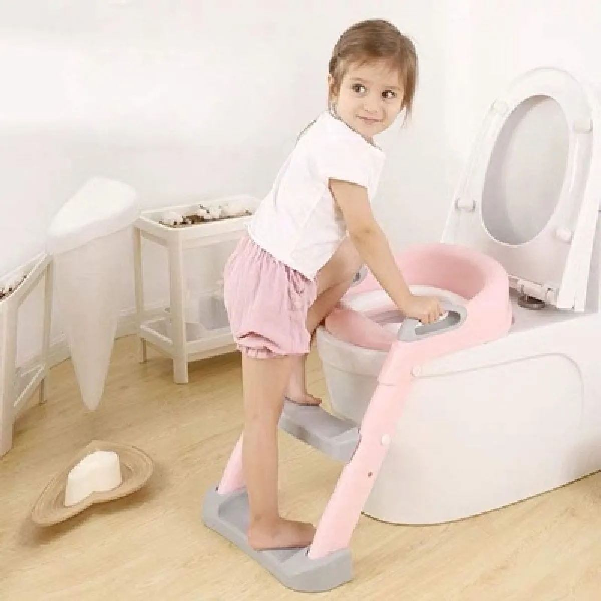 potty training - dječji nastavak za wc sa stepenicom - slika 3