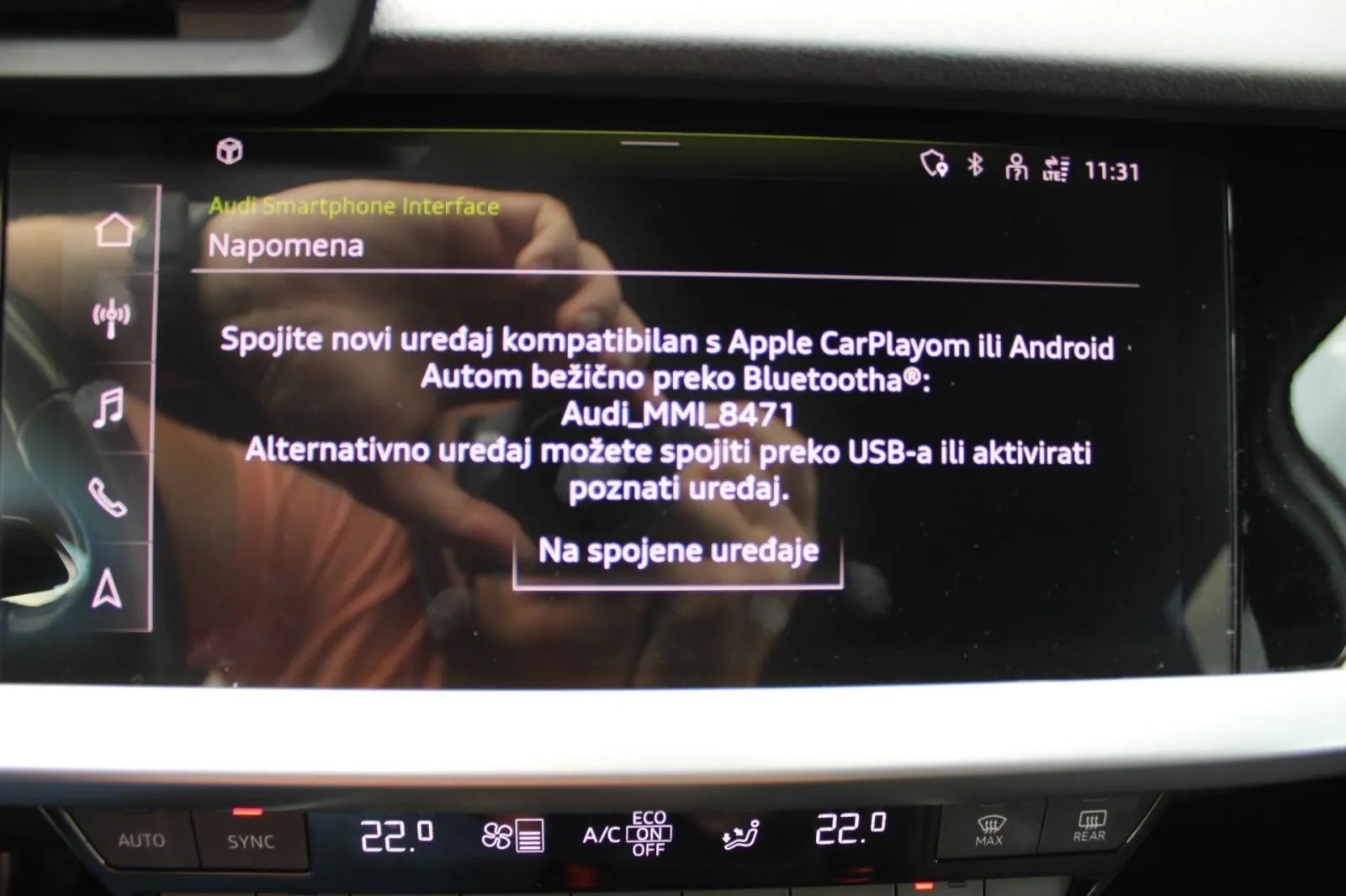 audi a3 45 tfsi e s-tronic s-line *virtual, led, navigacija* - slika 23