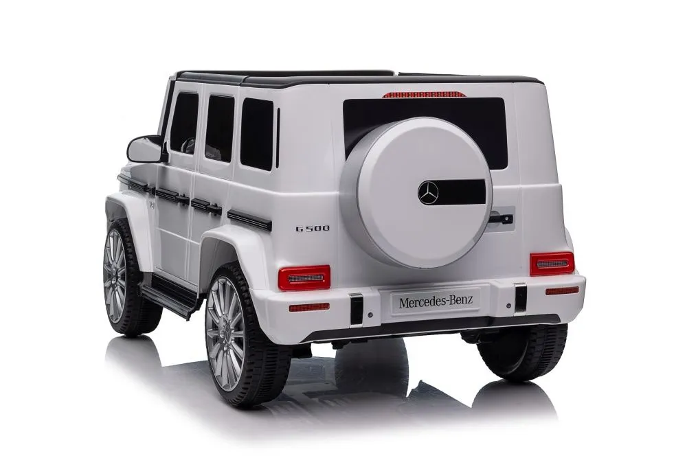 licencirani auto na akumulator mercedes g500 4x4 - bijeli - slika 2