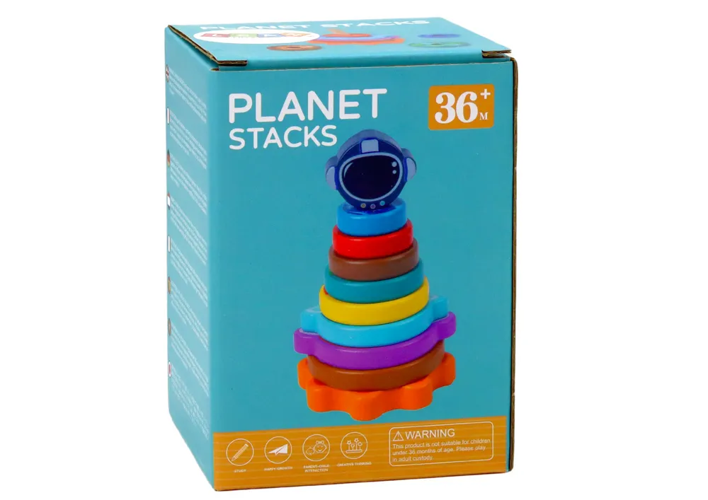 edukativna piramida za slaganje space planet - 10 elemenata - slika 4