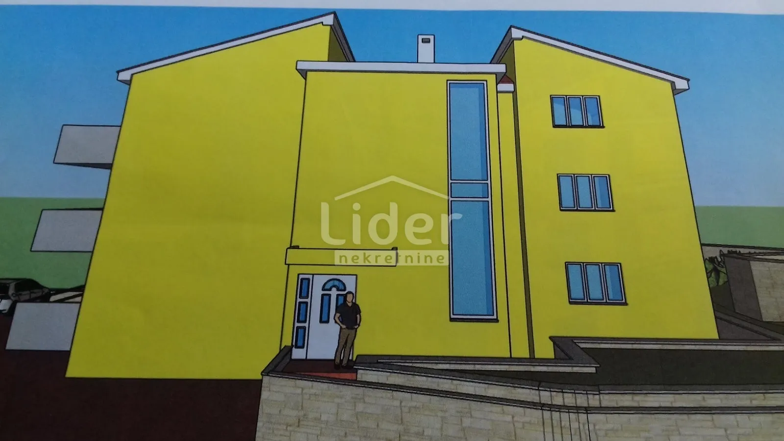 kastav zemljište od 1000 m2 s građevinskom dozvolom - slika 9