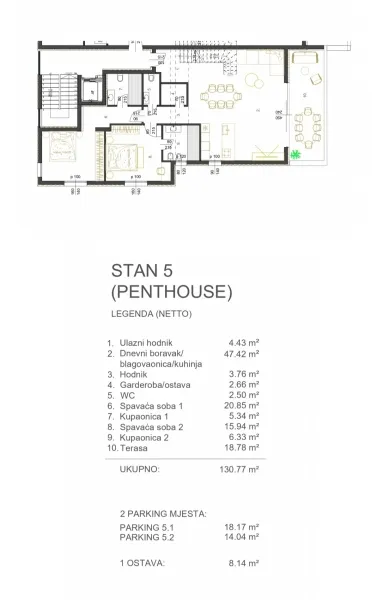 rovinj, penthaus, novogradnja - slika 3