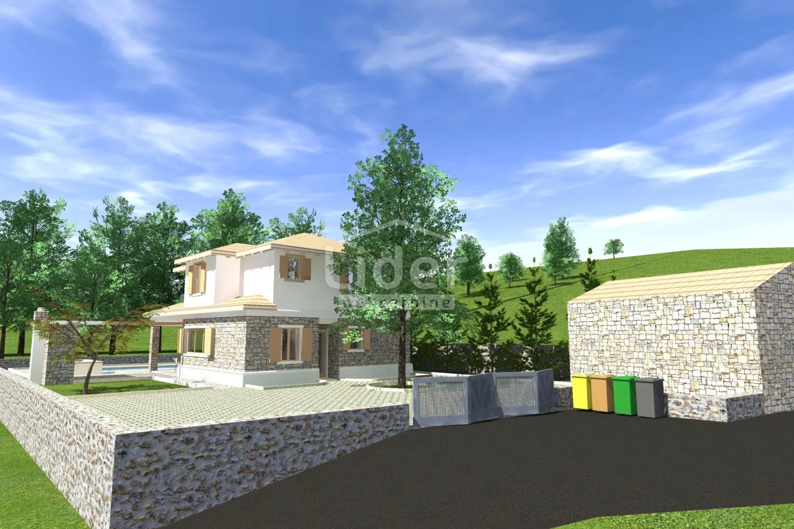 otok krk,linardići-građevinsko zemljište 550m2 - slika 2