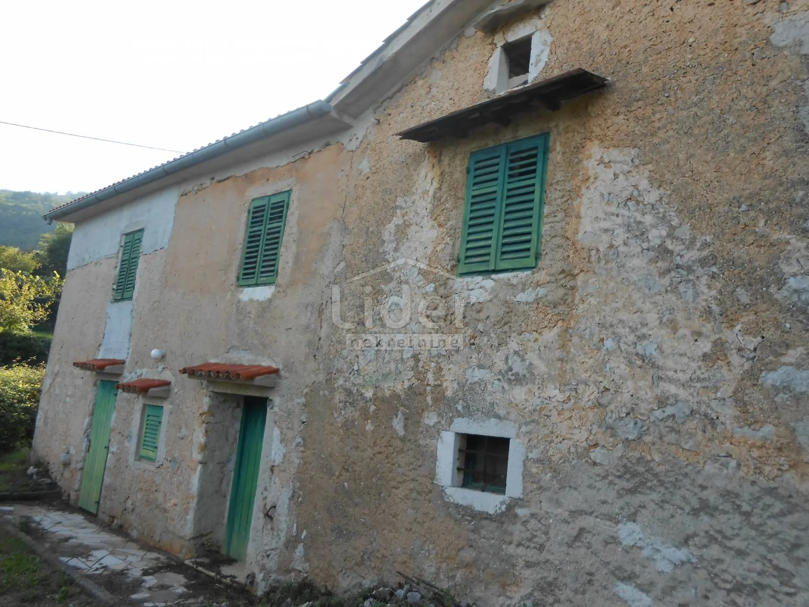 brseč kuća u prirodi s pogledom na more - slika 2
