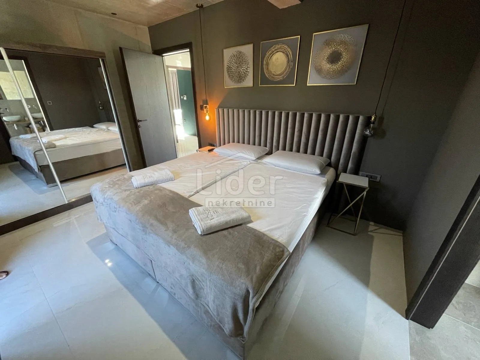 otok krk, baška, dizajnerska urbana vila s bazenom - slika 31