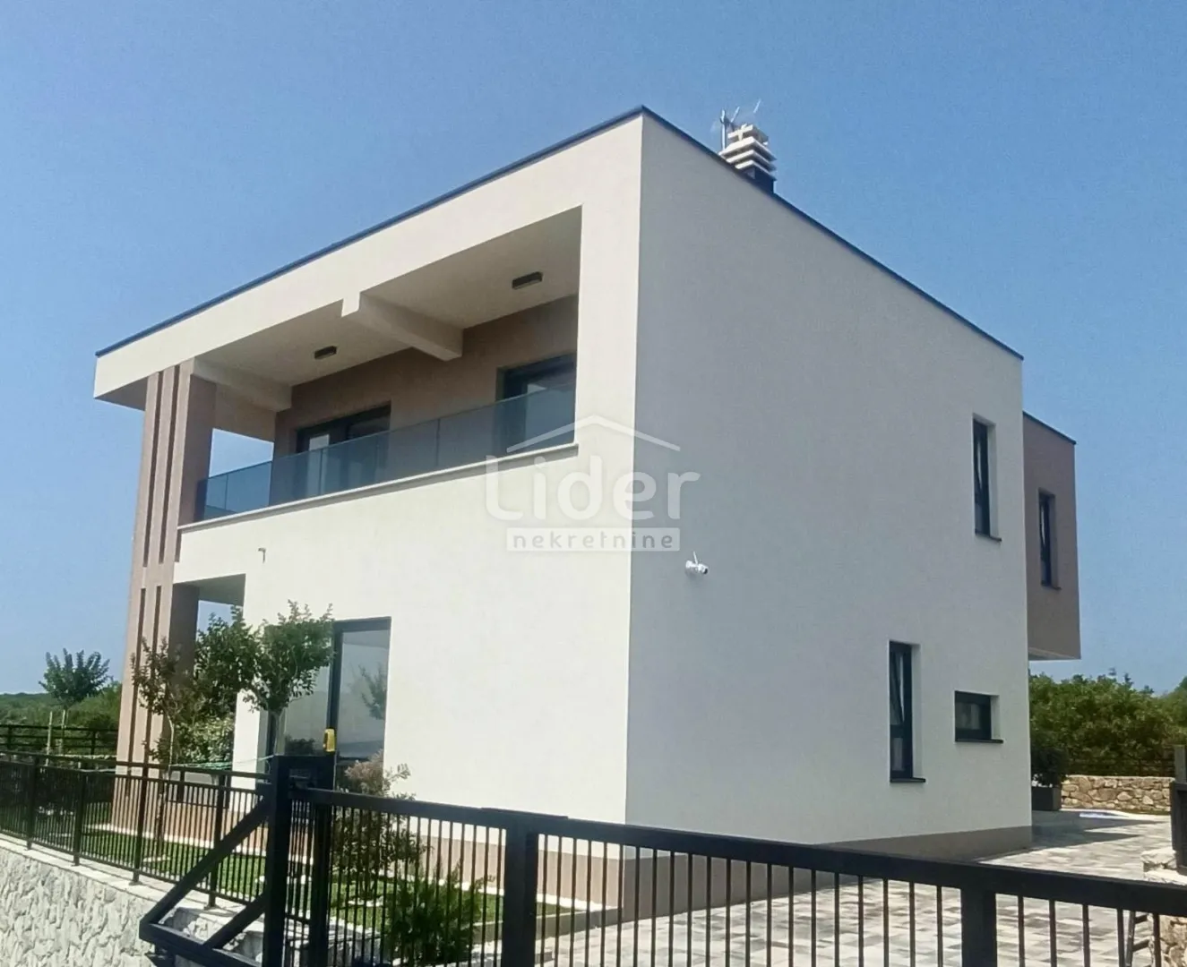 kornić (krk) nova vila s bazenom i pogledom na more - slika 2